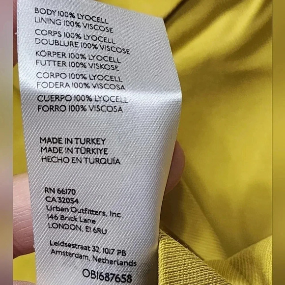 Free People Gabbie Yellow Vest S Festival Party Chic Feminine - Picture 4 of 5